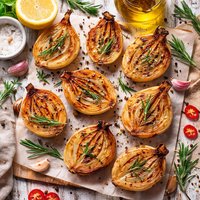 Grilled Onion with Rosemary