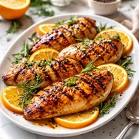 Grilled Orange Chicken Breasts