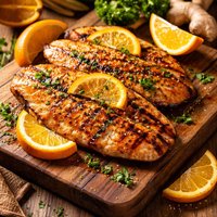 Grilled Orange Ginger Tilapia