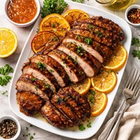 Grilled Orange Marmalade Turkey London Broil