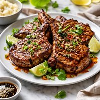 Grilled Oriental Pork Chops