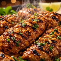 Grilled Peanut Chicken