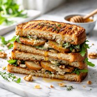Grilled Pear and Blue Cheese Sandwich