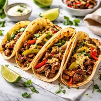 Grilled Philly Cheesesteak Tacos