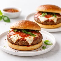 Grilled Pizza Burgers