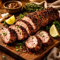 Grilled Pork Tenderloin with Jerk Seasoning Gluten Free