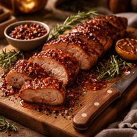 Grilled Pork Tenderloin with Pepper Jelly Glaze