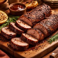 Grilled Pork Tenderloin with Texas Rub