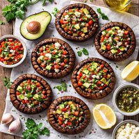 Grilled Portabella Mushroom Caps