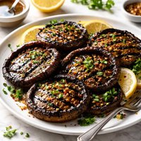 Grilled Portabella Mushrooms with Balsamic Marinade