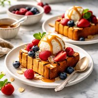 Grilled Pound Cake Sundaes