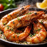 Grilled Prawns in Butter