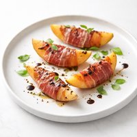 Grilled Prosciutto Wrapped Cantaloupe