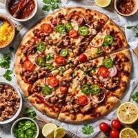 Grilled Pulled Pork Pizza