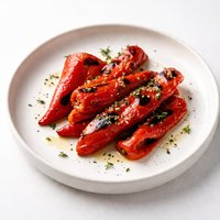 Grilled Red Bell Peppers