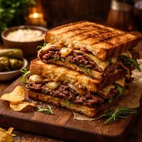 Grilled Roast Beef Sandwiches