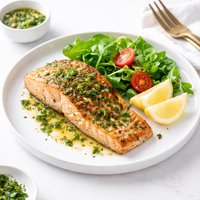 Grilled Salmon with Lemon Herb Marinade