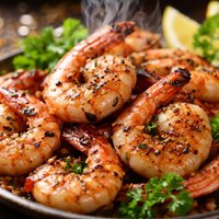 Grilled Salt Pepper Shrimp