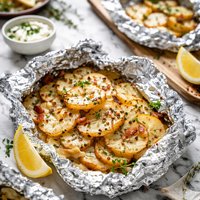 Grilled Scalloped Potato Packets