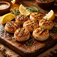 Grilled Sea Scallops