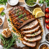 Grilled Seasoned Pork Roast