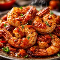 Grilled Shrimp with Tomato Jam Moroccan