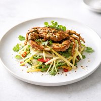 Grilled Soft Shell Crabs with Jicama Salad