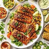 Grilled Southwest Spicy Salmon