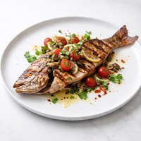 Grilled Spanish Style Snapper