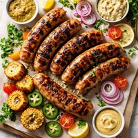 Grilled Spicy Bratwursts