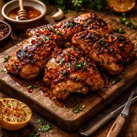 Grilled Spicy Honey Chicken