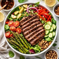 Grilled Steak Salad with Balsamic Vinaigrette