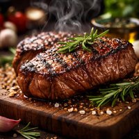 Grilled Steaks Indoors