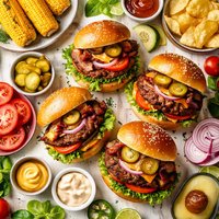 Grilled Summer Burgers