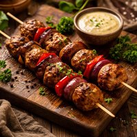 Grilled Swedish Meatball Kebabs