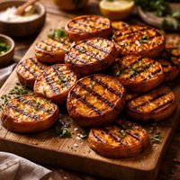 Grilled Sweet Potato Rounds