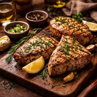 Grilled Swordfish or Tuna Steaks