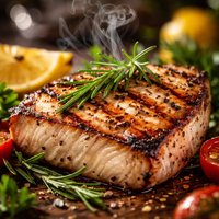 Grilled Swordfish with Rosemary