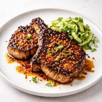 Grilled Szechuan Pork Chops