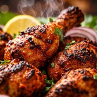 Grilled Tandoori Chicken Pieces