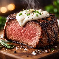 Grilled Tenderloin of Beef with Horseradish Sauce