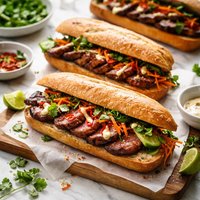 Grilled Thai Steak Sandwiches