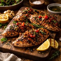 Grilled Tuscan Chicken