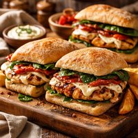Grilled Tuscan Chicken Sandwiches