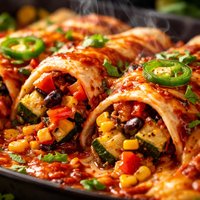 Grilled Vegetable Enchiladas