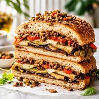 Grilled Vegetable Muffuletta