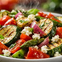 Grilled Vegetable Salad with Feta