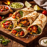 Grilled Vegetable Tortillas