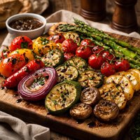 Grilled Vegetables with Balsamic Vinaigrette