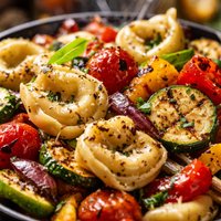 Grilled Veggie Tortellini Salad